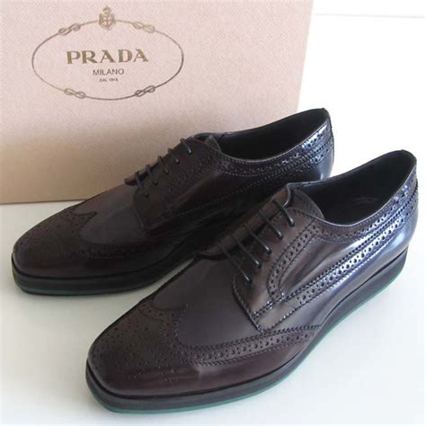 prada black wingtip oxfords|Women's Prada Oxfords & Loafers .